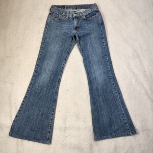 Lucky Brand Women's Medium Blue Flare Jeans